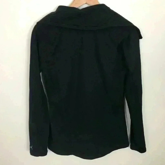 Puma Women XS Full Zip Black Cotton Logo Jacket - Picture 5 of 6